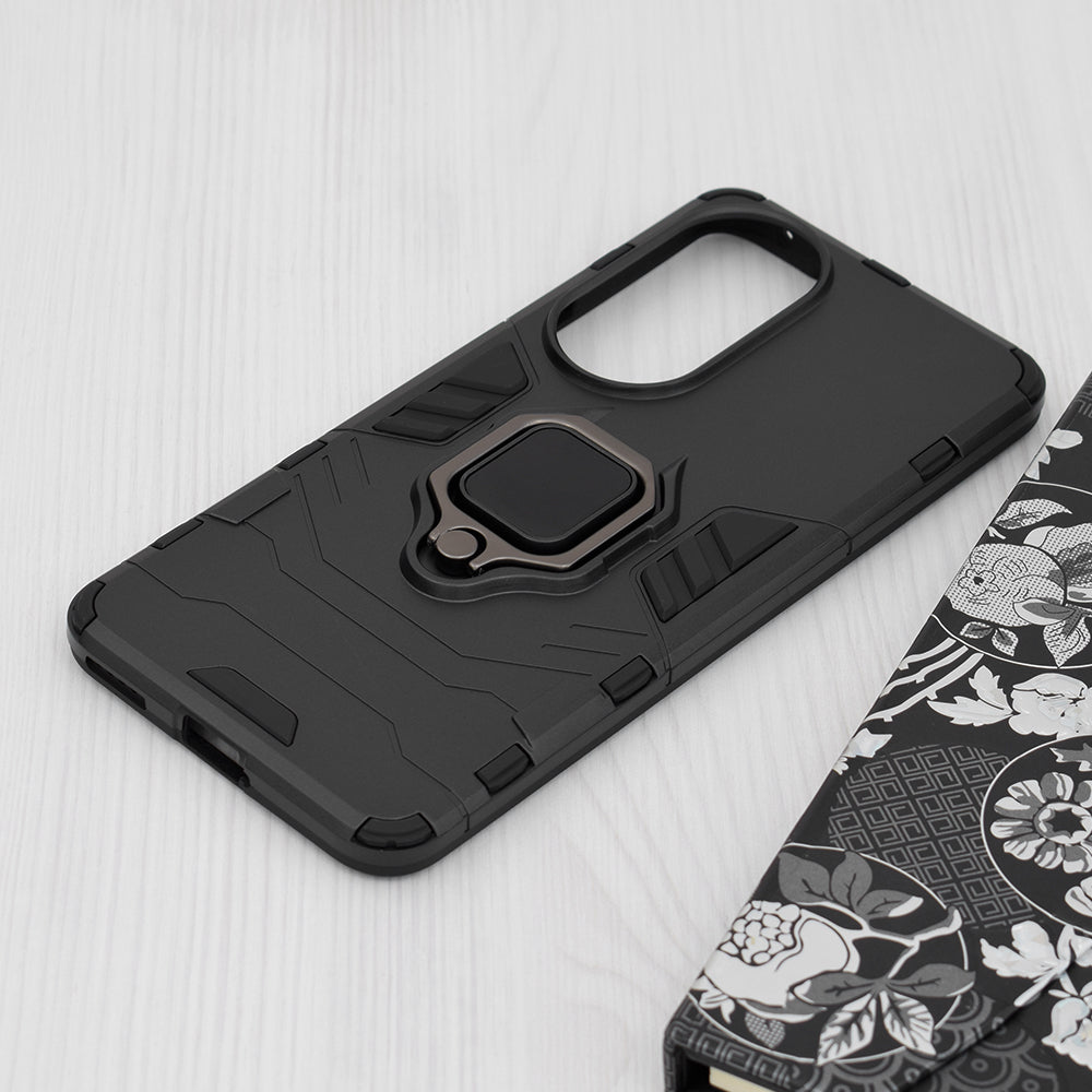 Hülle für Honor 90, Techsuit, Shield, Schwarz