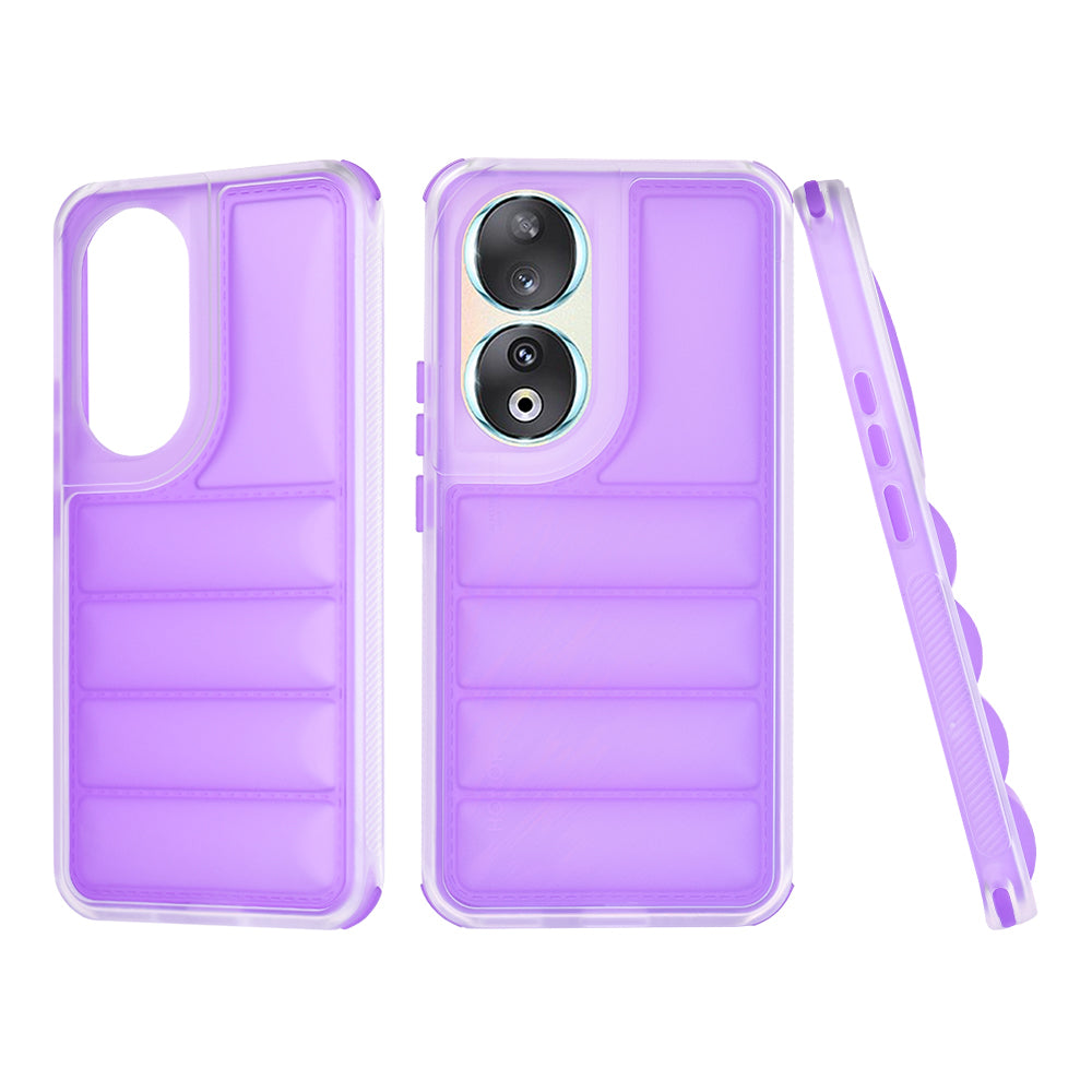 Hülle für Honor 90, Techsuit, Wave Shield, Lila