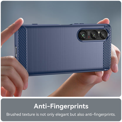 Case for Honor Magic6 Lite, Techsuit, Carbon, Blue