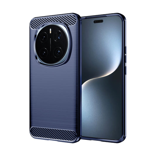 Hülle für Honor Magic7 Pro, Techsuit, Carbon, Blau