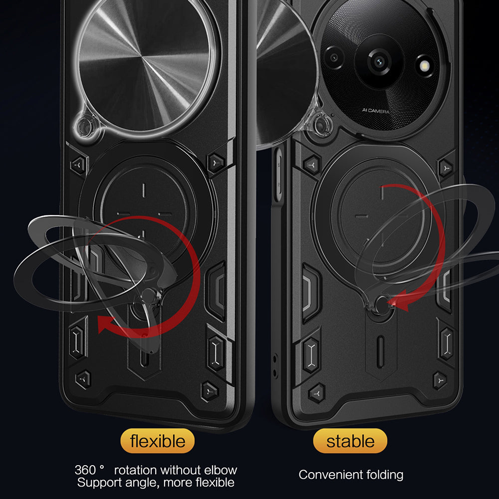 Hülle für Honor Magic8 Lite, Techsuit, CamGuard Pro, Lila