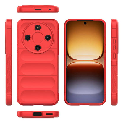 Hülle für Honor Magic8 Lite, Techsuit, Magic Shield, Rot