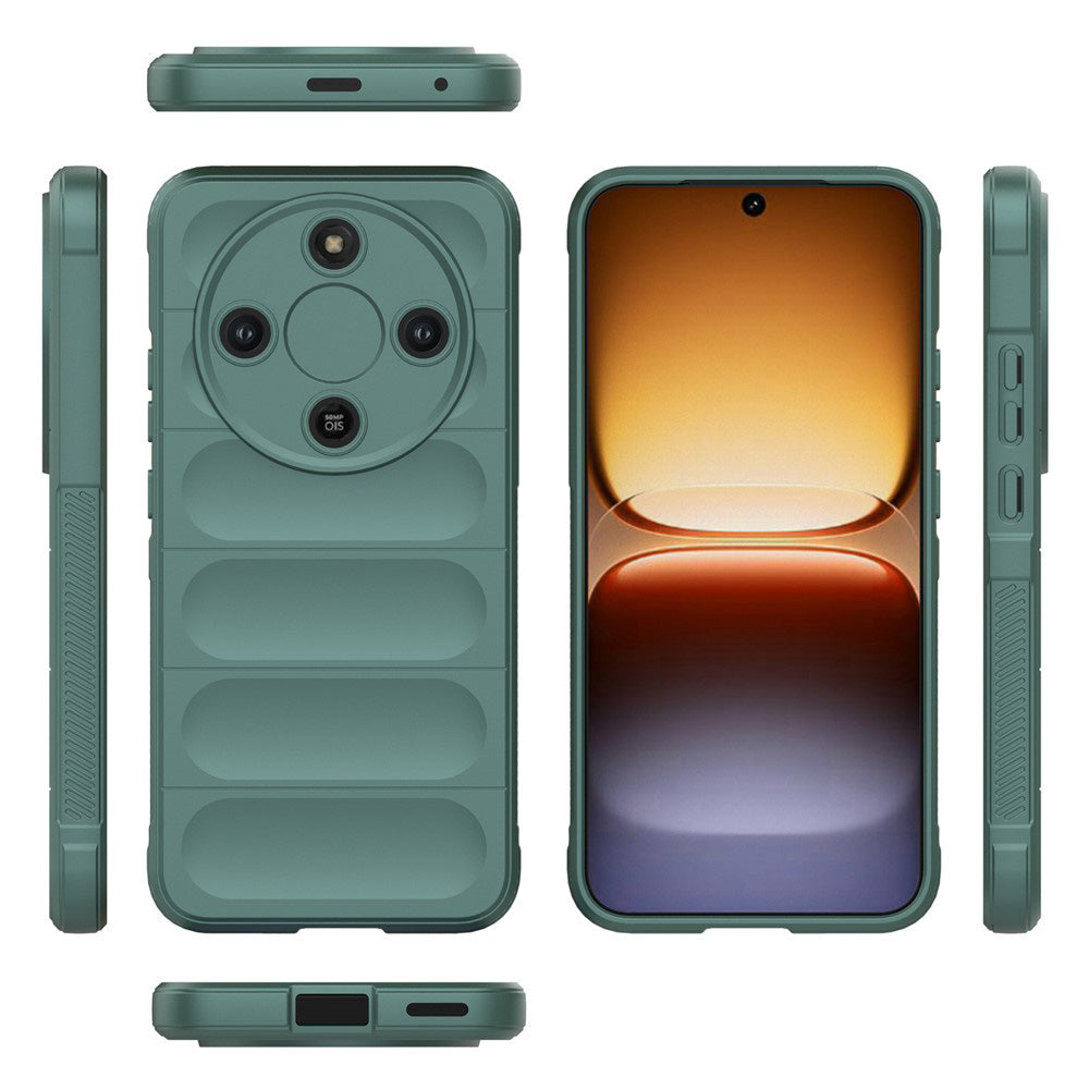 Hülle für Honor Magic8 Lite, Techsuit, Magic Shield, Grün