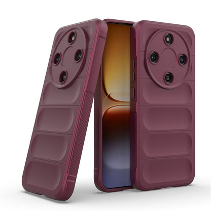 Hülle für Honor Magic8 Lite, Techsuit, Magic Shield, Kirschrot