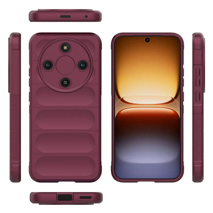 Hülle für Honor Magic8 Lite, Techsuit, Magic Shield, Kirschrot