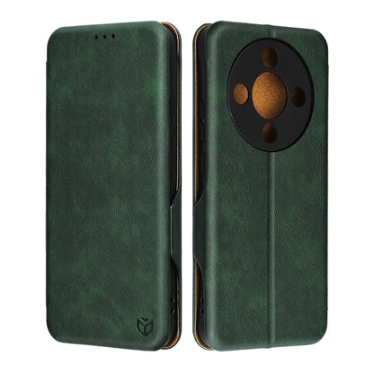 Case for Honor Magic8 Lite, Techsuit, Safe Wallet Plus, Green