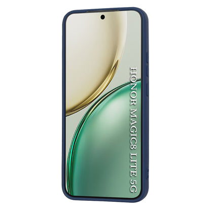 Hülle für Honor Magic8 Lite, Techsuit, SoftFlex, Marineblau