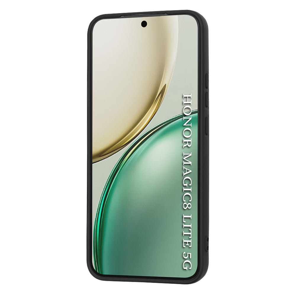 Hülle für Honor Magic8 Lite, Techsuit, SoftFlex, Schwarz