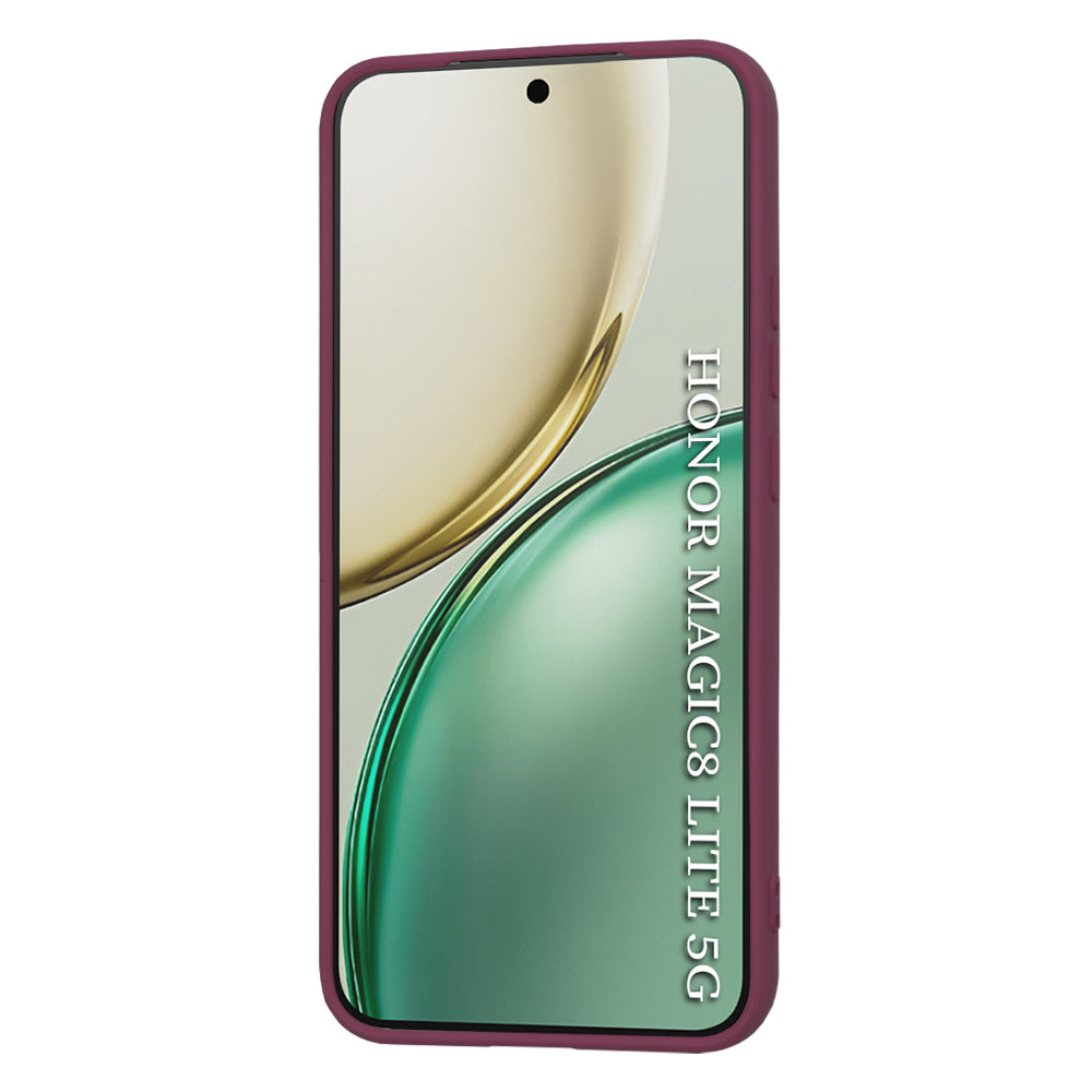Hülle für Honor Magic8 Lite, Techsuit, SoftFlex, Kirschrot