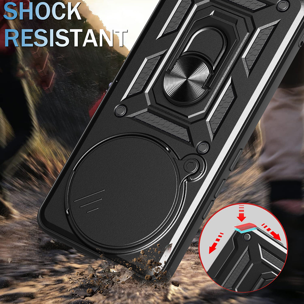 Hülle für Honor Magic8 Pro, Techsuit, CamShield, Grün