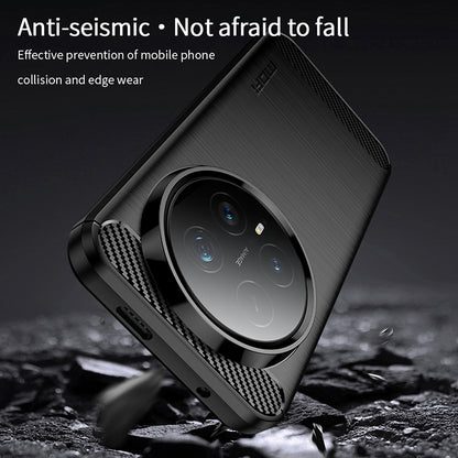 Hülle für Honor Magic8 Pro, Techsuit, Carbon, Schwarz