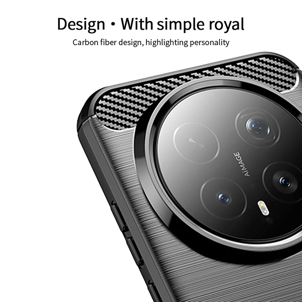 Hülle für Honor Magic8 Pro, Techsuit, Carbon, Schwarz
