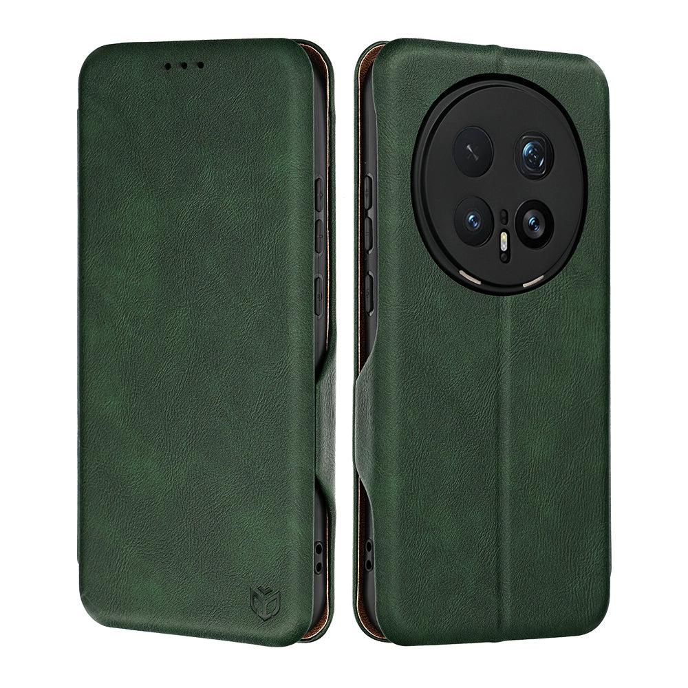Hülle für Honor Magic8 Pro, Techsuit, Safe Wallet Plus, Grün