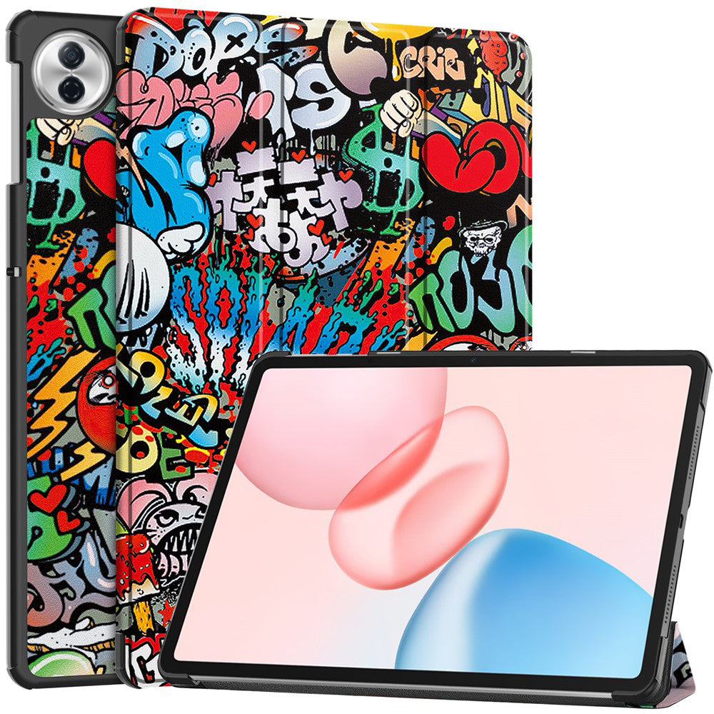 Hülle für Honor Pad 10, Techsuit, FoldPro Urban Vibe, Mehrfarbig