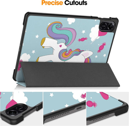Hülle für Honor Pad X8a, Techsuit, FoldPro Unicorn, Mehrfarbig