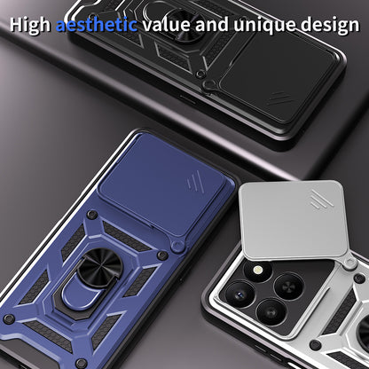 Hülle für Honor X5c Plus, Techsuit, CamShield, Roségold