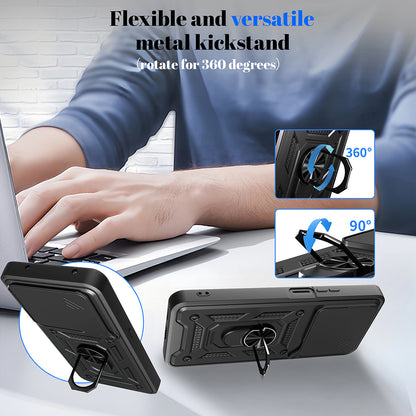 Hülle für Honor X5c Plus, Techsuit, CamShield, Roségold