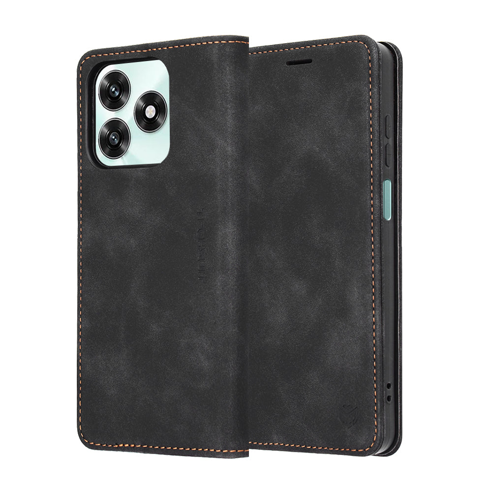 Hülle für Honor X5c Plus, Techsuit, Confy, Schwarz