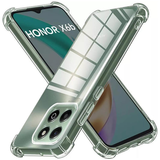 Hülle für Honor X6b, Techsuit, stoßfest klar, transparent