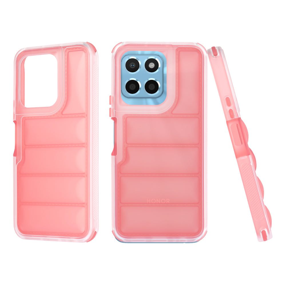 Hülle für Honor X6b / X6a / 70 Lite / X6 / X8 5G, Techsuit, Wave Shield, Rot