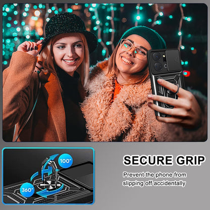 Hülle für Honor X7a, Techsuit, CamShield, Schwarz