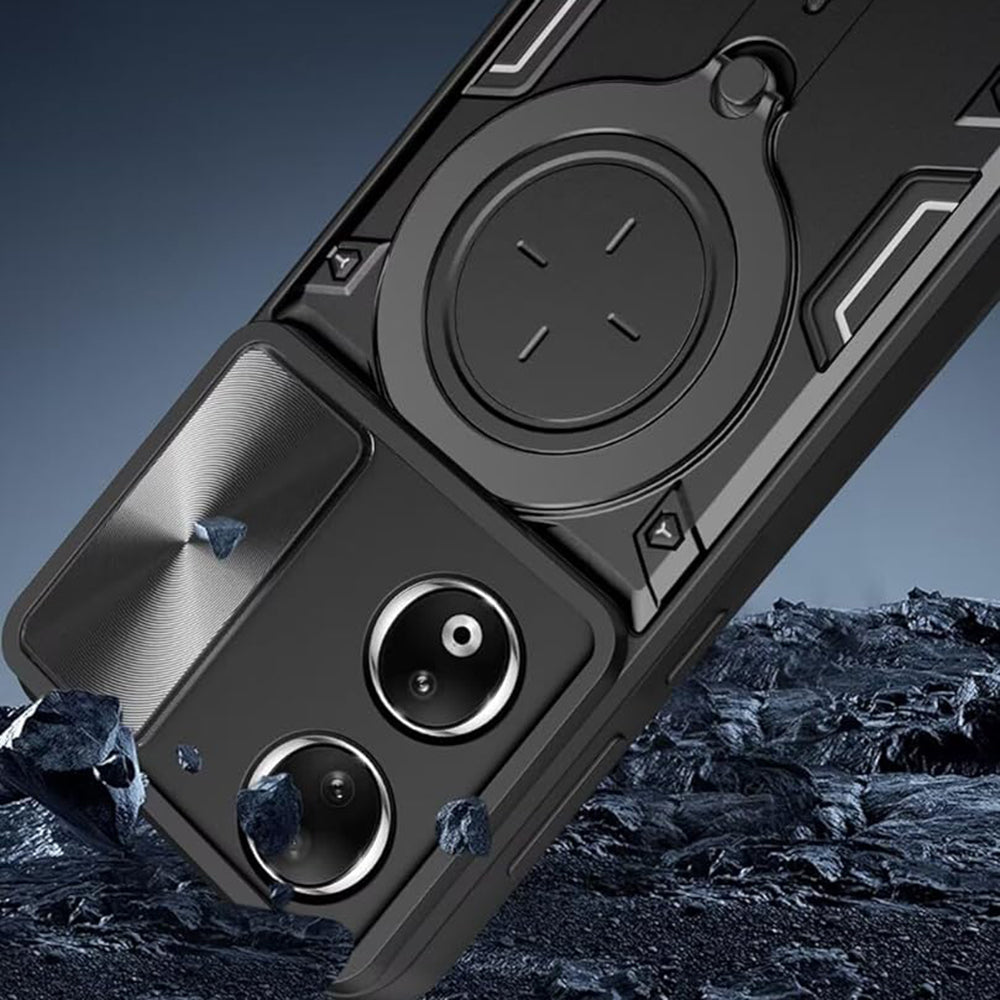 Hülle für Honor X7b 5G / 90 Smart / X7b 4G, Techsuit, CamGuard Pro, Schwarz