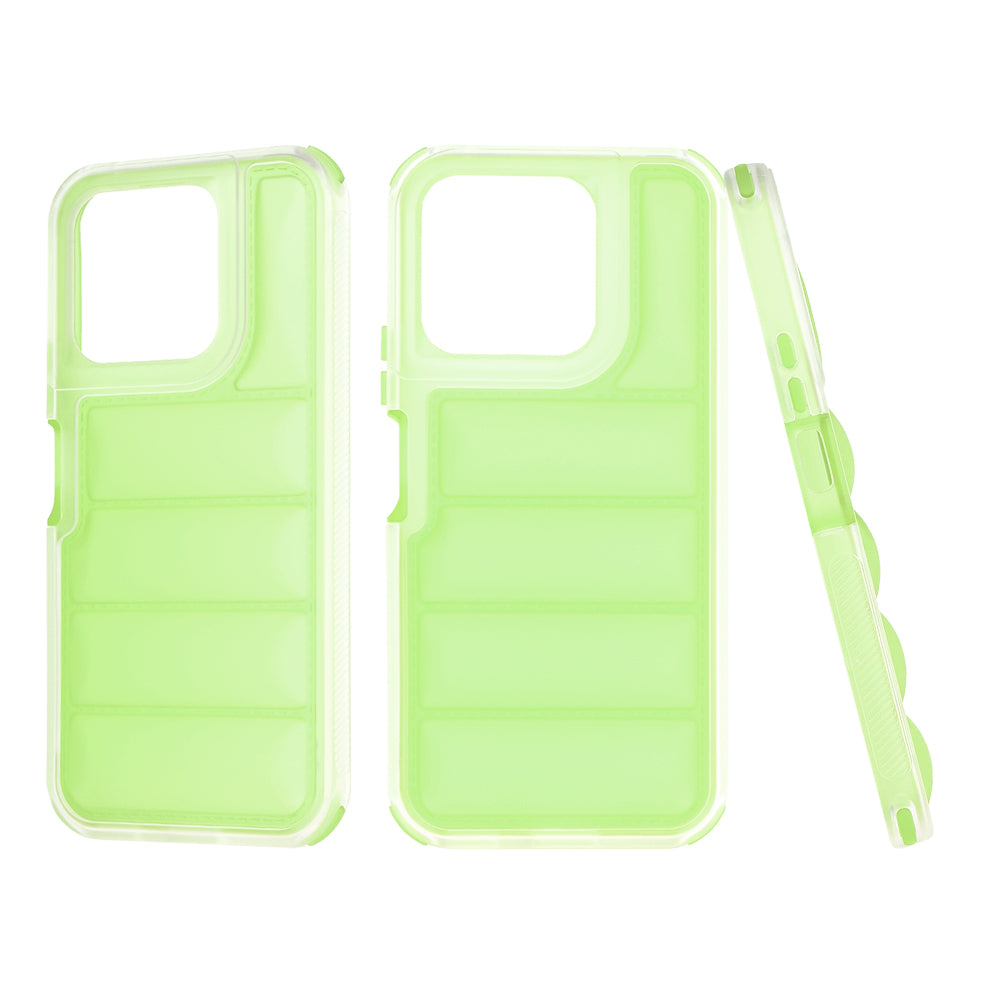 Hülle für Honor X8b, Techsuit, Wave Shield, Grün