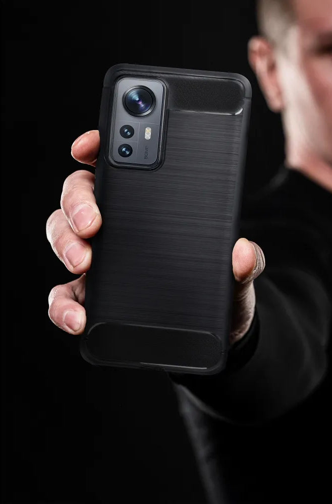Hülle für Honor X8c, OEM, Carbon, Schwarz
