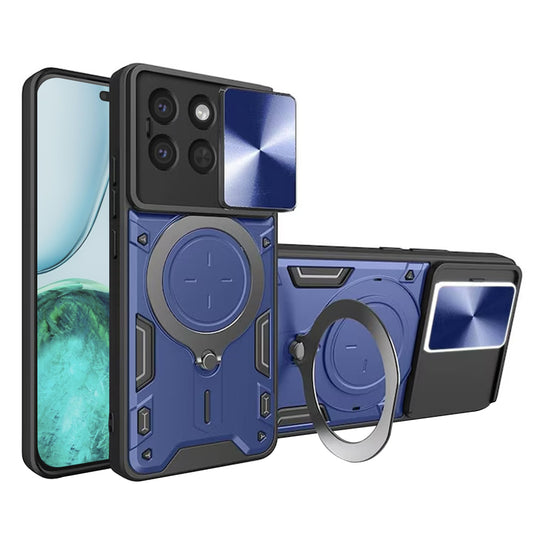 Hülle für Honor X8c, Techsuit, CamGuard Pro, Blau