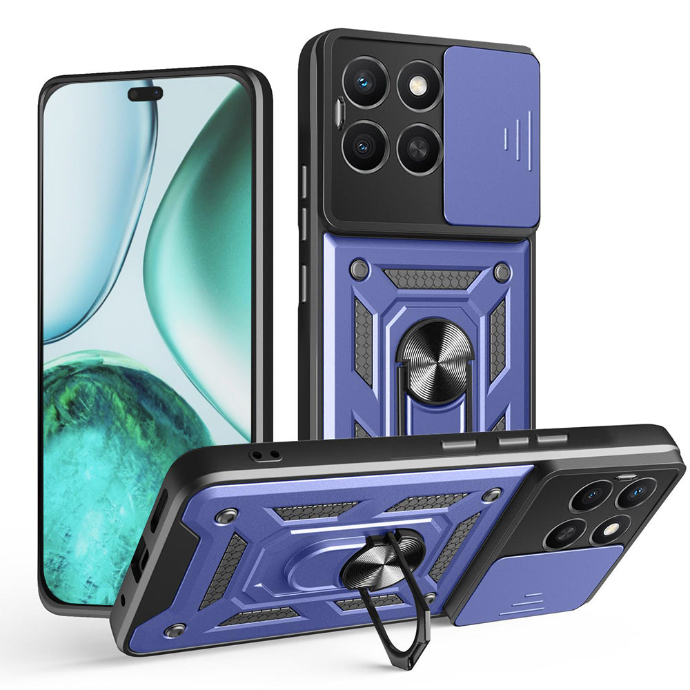 Hülle für Honor X8c, Techsuit, CamShield, Blau