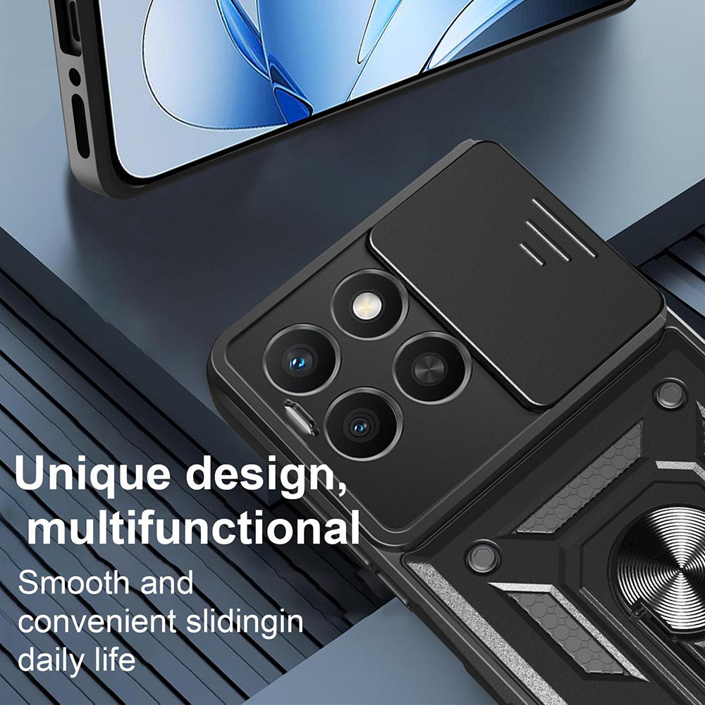 Hülle für Honor X8c, Techsuit, CamShield, Blau