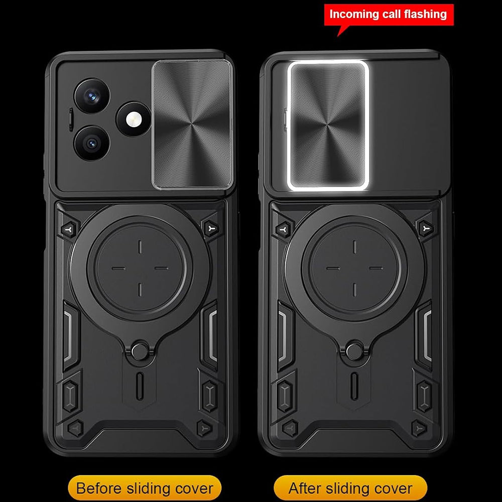 Hülle für Honor X8d, Techsuit, CamGuard Pro, Blau