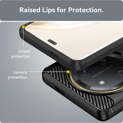 Hülle für Honor X9c / Magic7 Lite, Techsuit, Carbon, Blau