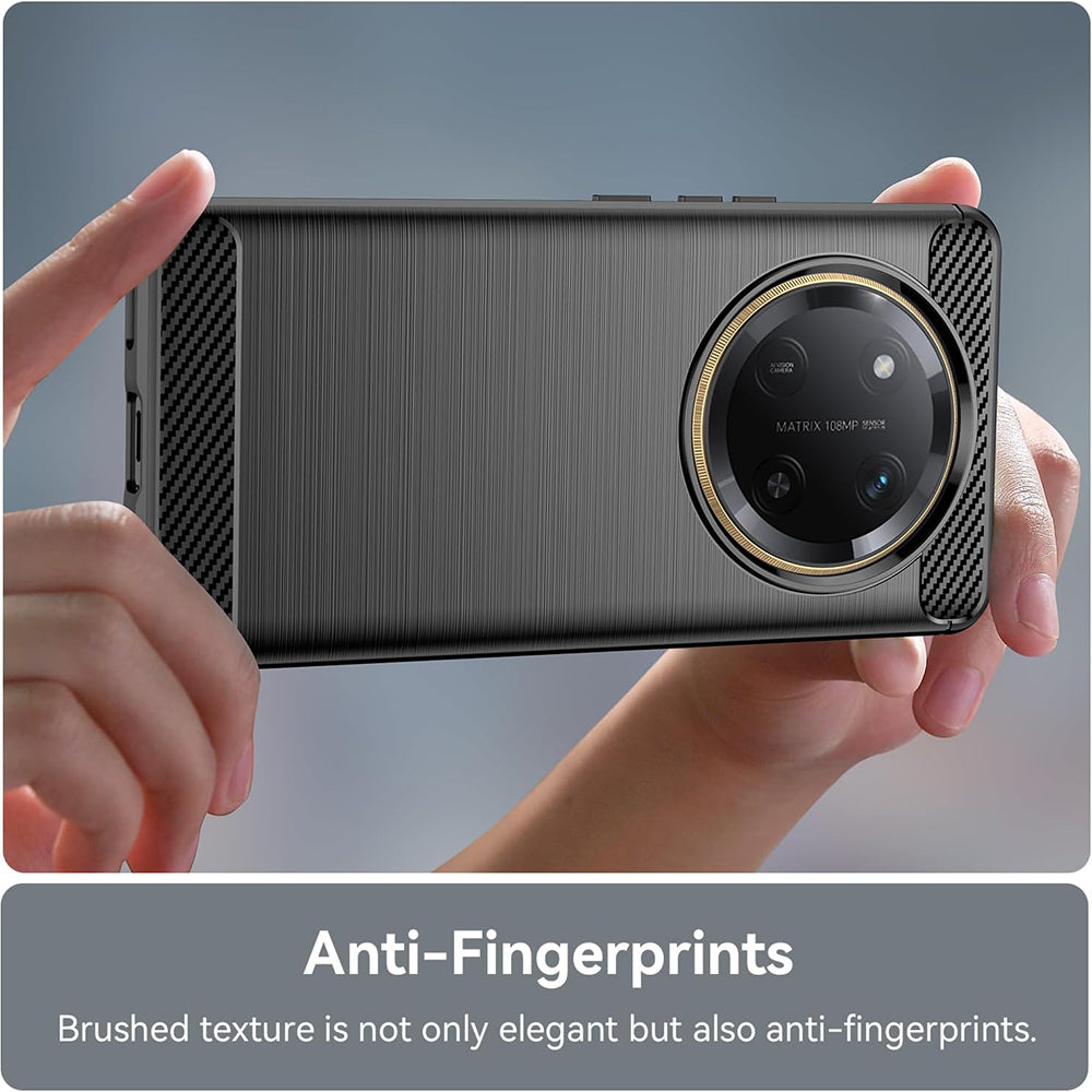 Hülle für Honor X9c / Magic7 Lite, Techsuit, Carbon, Blau