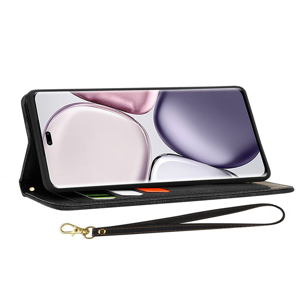 Hülle für Honor X9c / Magic7 Lite, Techsuit, FlipCraft, Schwarz