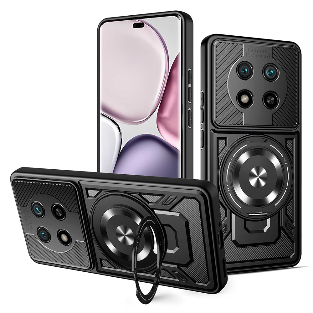 Hülle für Honor X9c / Magic7 Lite, Techsuit, RuggedCam, Schwarz