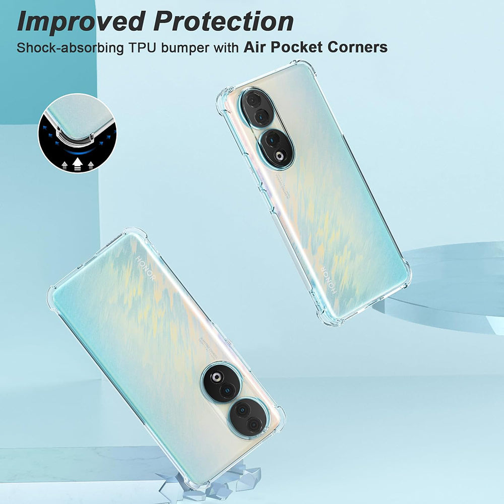 Hülle für Honor X9c / Magic7 Lite, Techsuit, stoßfest klar, transparent