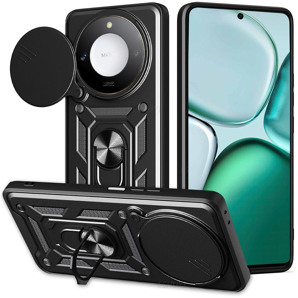 Case for Honor X9c Smart, Techsuit, CamShield, Black