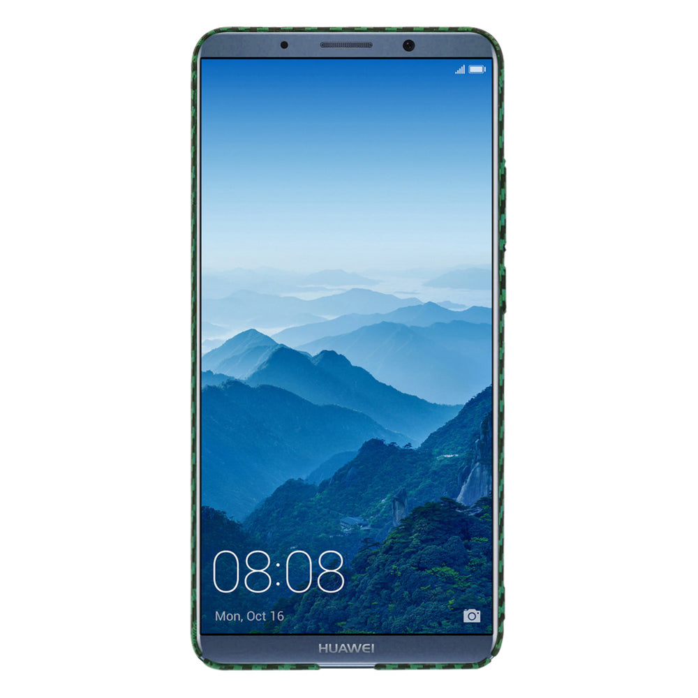 Hülle für Huawei Mate 10 Pro, Techsuit, Carbonite FiberShell, Grün
