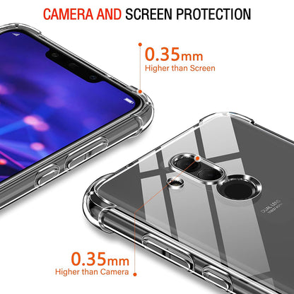 Hülle für Huawei Mate 20 Lite, Techsuit, stoßfest klar, transparent