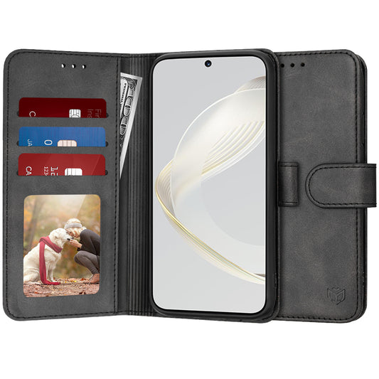 Hülle für Huawei nova 12s / nova 11, Techsuit, Diary Book, Schwarz