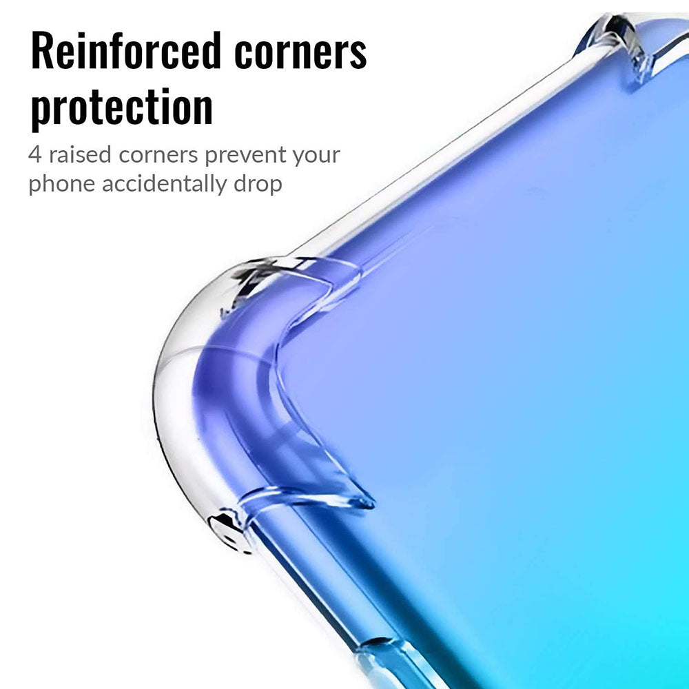 Hülle für Huawei P Smart (2019), Techsuit, stoßfest klar, transparent