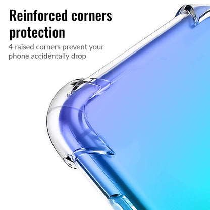 Hülle für Huawei P Smart (2019), Techsuit, stoßfest klar, transparent