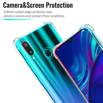 Hülle für Huawei P Smart (2019), Techsuit, stoßfest klar, transparent