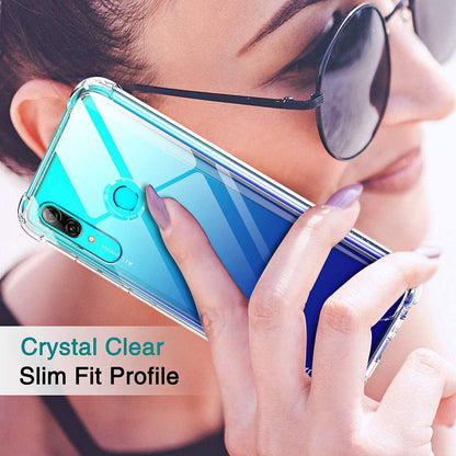 Hülle für Huawei P Smart (2019), Techsuit, stoßfest klar, transparent