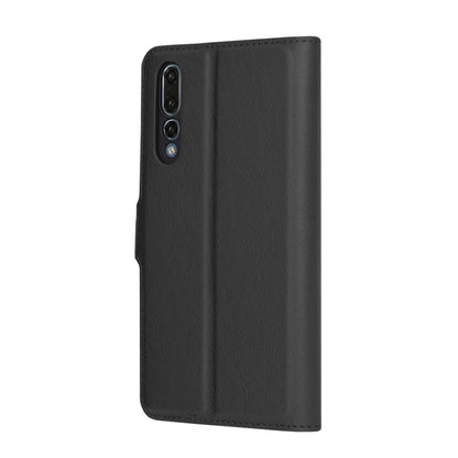 Hülle für Huawei P20 Pro, Techsuit, Leather Folio, Schwarz
