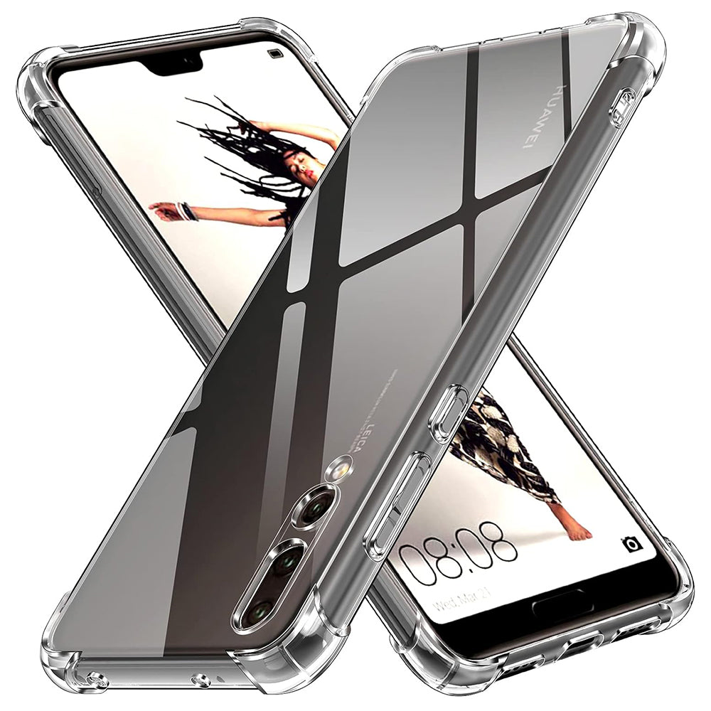 Hülle für Huawei P20 Pro, Techsuit, stoßfest klar, transparent