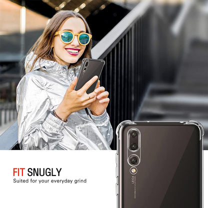 Hülle für Huawei P20 Pro, Techsuit, stoßfest klar, transparent