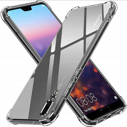 Hülle für Huawei P20, Techsuit, stoßfest klar, transparent