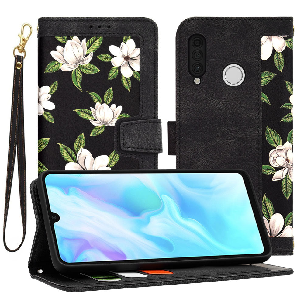 Case for Huawei P30 lite New Edition / P30 lite, Techsuit, FlipCraft, Black
